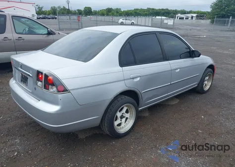 2003 Honda Civic Lx z USA, uszkodzony, nr VIN 1HGES16593L003217